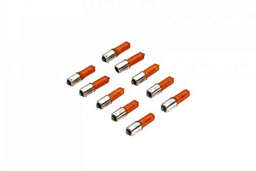 Bombilla de 12 V 21 W BAY9S H21 naranja Ergot decorativo para coche, moto, intermitente derecho izquierdo