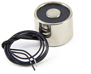 Elektromagnet Mit M3 - Montageloch Für Tür - und Lukenmechanismen - 20mm Durchmesser x 15mm Dick - 2,5kg Ziehen - 3W/0,13A