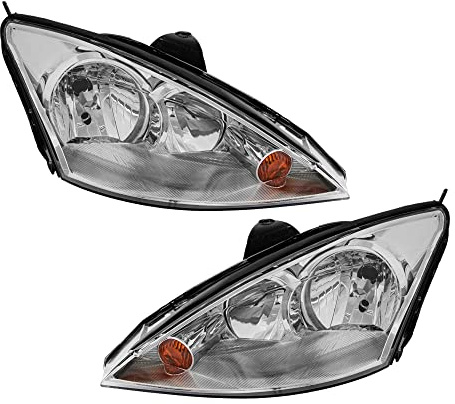 Juego de faros halógenos, izquierda y derecha, faros principales y delanteros H7/H1 para modelo Focus Turnier DNW DAW DBW DFW