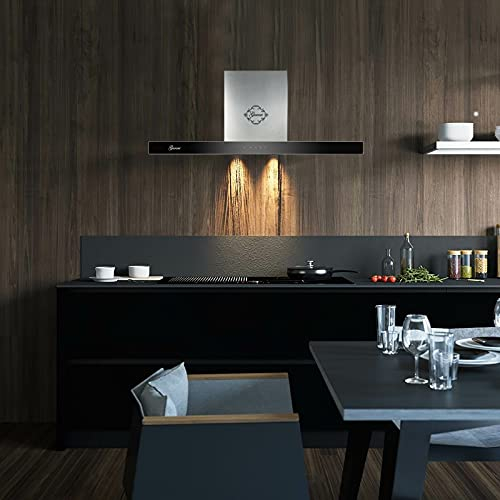 Hotte aspirante Gurari 462 IS Prime 90 cm acier inoxydable, 1000 m³/h, 3 niveaux, TouchControl, télécommande, hotte murale, hotte de recirculation