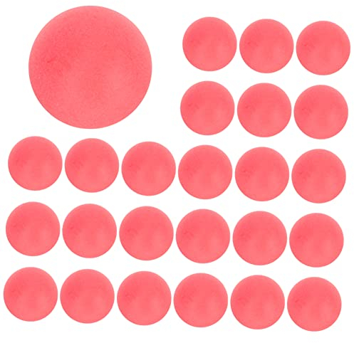 INOOMP 100st Farbige Lotteriekugeln Bier Tischtennisbälle Lotterie-füllkugeln Lotterieschein Farbiger Pong-Ball Tischtennisplatte Pong-bälle Kapselspielzeug Leere Kapsel Gefrostet Plastik