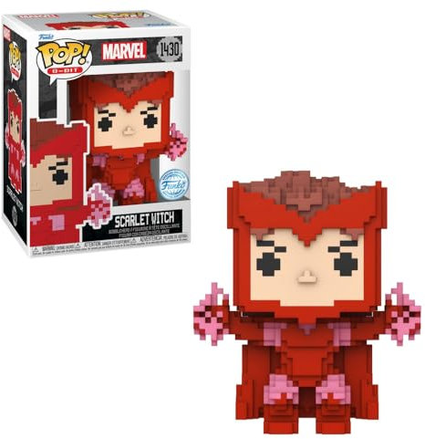 Funko Pop! Marvel: 8-Bit - Scarlet Witcht Witch - Marvel Comics - Vinyl-Sammelfigur - Geschenkidee - Offizielle Handelswaren - Spielzeug Für Kinder und Erwachsene - Comic Books Fans