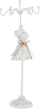 LIFKOME 1 supporto per gioielli rotante portaoggetti, per ragazze, orecchini, vetrina, supporto per bambole, collana per ragazze collane per ragazze e collane in resina vintage