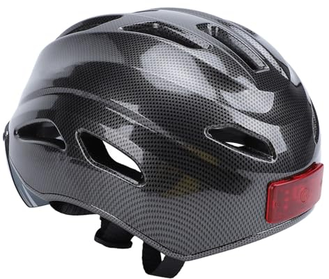 Fahrradhelm für Erwachsene, Intelligente Fahrradhelme mit Ferngesteuerter LED-Beleuchtung und Blinker, 16 MP 4K HD-Sportkamera, E-Fahrradhelm, Abnehmbare Magnetbrille mit 130°