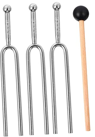 BESTonZON Stimmgabel für Gitarre und Geige Professionelles Stimmgerät aus Hochwertigen Materialien Einfach zu Bedienen