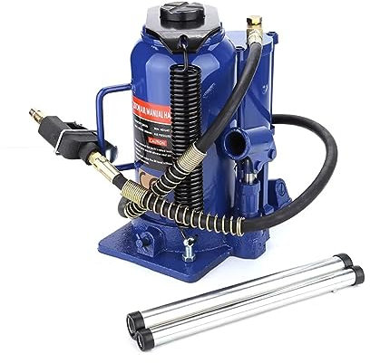 HPHPH Wagenheber, Hydraulischer Flaschenheber/Zehenheber 15/20/32/50 Tonnen manueller Betrieb for Auto-LKW-Wohn-Reparaturlift Hochleistungs-Stahlklauenheber,Car Jack(20T)