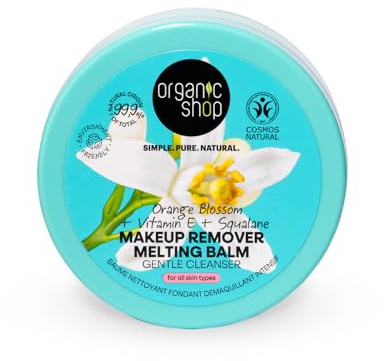 Orange Blossom Baume démaquillant fondant nettoyant doux 100 ml Organic Shop