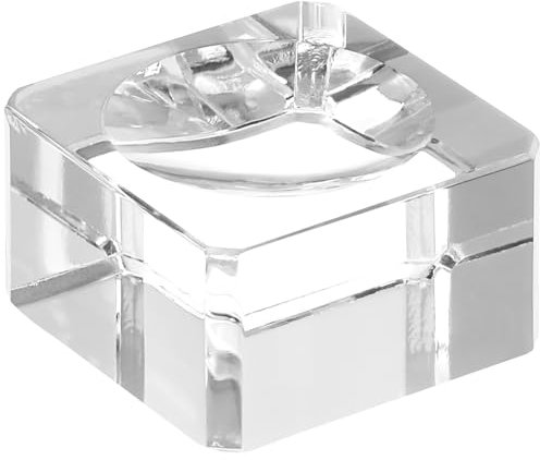 IMIKEYA Kristallkugel Ständer, 3 cm Kugelständer klarer Kristallkugel Halterung Ständer Mini Glaskugel Halter für Kristalle Fotografie Anzeige