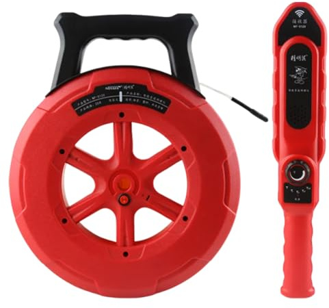 Localizzatore Di Tubi Interrati, Profondità Di Rilevamento 40 Cm, Con Manopola Di Regolazione Della Sensibilità E Indicatore LED, Regolazione Continua, Adatto per Tubi in Acciaio E Pvc,40m