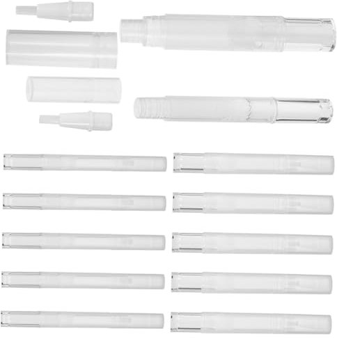 PAMINGONO 12pezzi Penne Vuote Per Olio Per Unghie Compatte Design Raffinato Tubetti Vuoti Per Lucidalabbra e Per Olio Nutriente Per Unghie Essenziali Per Crescita Delle Ciglia