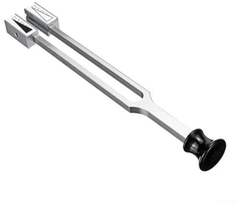 128Hz C Tone Stimmgabel aus Edelstahl für Saiteninstrumente mit Tragetasche (B)