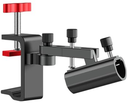 Porte-Parapluie pour Chaise, Support de Parasol, Accessoires de Table à Support Métallique pour Sports, Pelouse, Plage, Voyage, Camping, Jardin, Patio, Extérieur