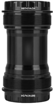 NbgrvB Tretlager für Rennräder und Mountainbikes, T47-Gewinde, 24 mm Hohlachse, kompatibel mit 68-73 mm und 86 mm Rahmen, Stahl- und Steingutkonstruktion, T47-68-73-Stahl