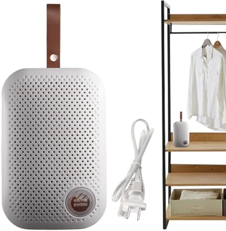Deumidificatore Mini | Assorbitore di Umidità,Portatile e Silenzioso con Cordoncino - per Interni Armadio Guardaroba Soggiorno e Mobile