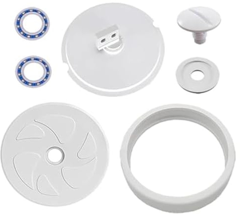 EasyByMall Kit complet de nettoyage de piscine pour Polaris 280 et 180 - Kit de remplacement complet avec roue C6, pneu C10, protection gravier C66, roulements C60, rondelle et vis C55