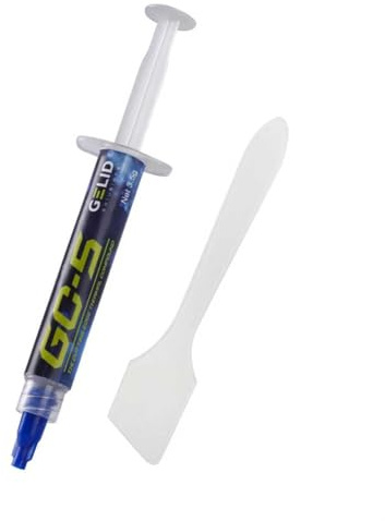 Gelid Solutions GC5 – Pasta térmica 3,5 g con tecnología Nanodiamante-Cerámica, Resistente al Efecto Pump-out y al Secado, Ideal para CPU, GPU, Consolas, portátiles y overclocking.