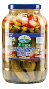 Pickled Banderillas Skewers Jar 3.85kg (Drained Weight 2kg) Pack of 3