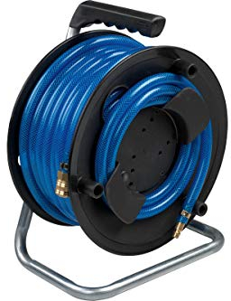 Metabo Schlauchaufroller SA 100 (0901054975) Länge: 20 m, Innen-Ø: 9 mm, Außen-Ø: 15 mm