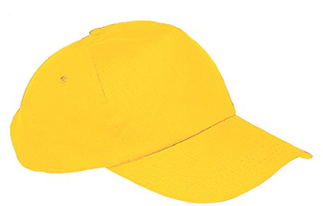 Morefaz Unisex Jungen Mädchen Mütze Baseball Cap Hut Kinder Kappe TM (Gelb)