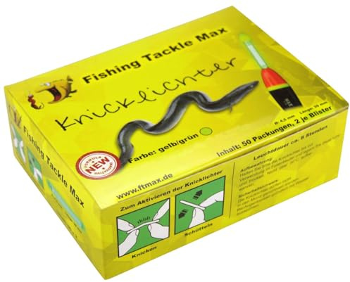 FTM Knicklicht Standard 4, 5x39mm - 100 Knicklichter zum Angeln, Optischer Bissanzeiger, Lights Sticks