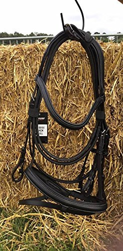 equipride Super Soft Englisch Kalb Leder Trensenzaum mit Zügel braun