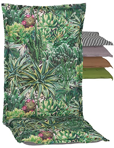 Beo Sitzkissen Hochlehner/Hochlehner-Auflage: 120 cm x 52 cm x 7 cm (Kakteenlandschaft)