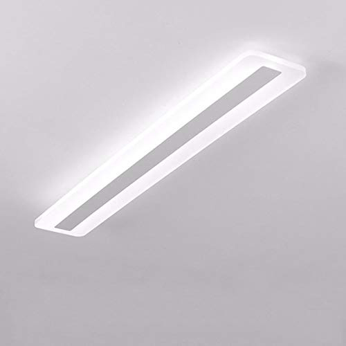GaoHX 40Watt LED Panel flach, LED Quadrat Deckenlampe Deckenbeleuchtung, weiß Deckenleuchte, Decken-Leuchte für Wohnzimmer, Büro, Flur, Küche & Bad, kaltweiss 6000K, 100cm