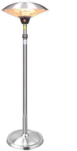 Elettrico 2.2KW in Fibra di Carbonio Fungo Riscaldante da Giardino Elettrico Impermeabile da Esterno Autoportante - 3 Livelli di Potenza