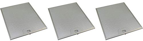 Cooker Hood Metal Mesh Grease Filters Pack of 3 compatible with AEG Beko