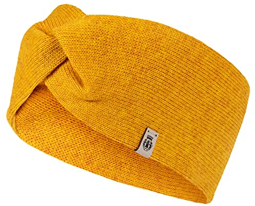 Roeckl Damen Strick Essentials Stirnband 23041-350 Farbe gelb 248 Muetze, Einheitsgröße