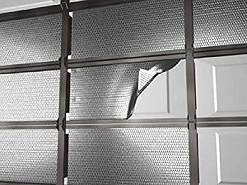 Pealihuy Aluminium-Dampfsperre, wasserdichte Folienmembran, Blasenfolie, Isolierung, 4 Mm, Wärmereflektierend, Für Dachboden, Garage, Schuppen, Stall, Zwinger, Wohnmobil, Gewächshaus,1m*4m