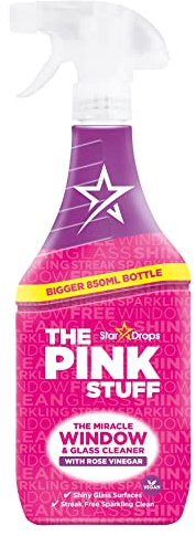 The Pink Stuff The Miracle Window & Glass Cleaner with Rose Vinegar 850ml