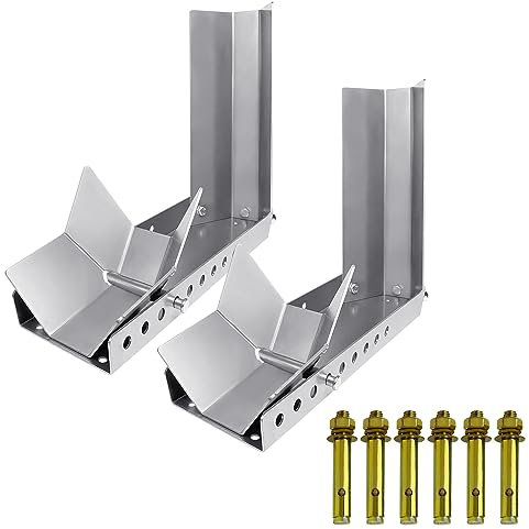 SUBTLETY 60x16x40cm Motorrad Montageständer aus Stahl Motorradheber mit 9 Verstellbaren Löchern Motorradträger Wartungs-/Montagearbeiten Motorradhalterung für 60-145mm Reifenbreite (2 Stück)