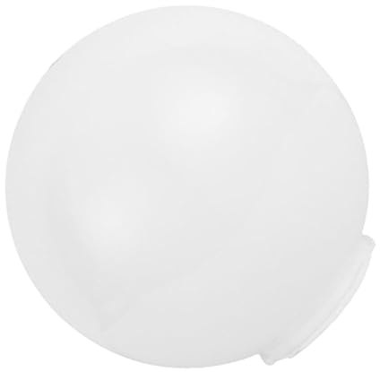 Housoutil Lampenschirm Kugelform 9.84 Zoll 25 Cm Acryl Ersatzlampenschirm Für Außenleuchte Wandlampe Gartenbeleuchtung Wetterfeste Lampenabdeckung