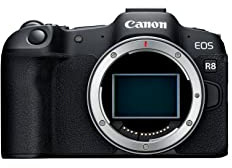 Canon EOS R8+RF 24-50MM F4.5-6.3 IS STM|24.2MP Full-Frame Mirrorless Camera|Up to 40fps Continuously|Dual Pixel CMOS AF II|4K upto 60p|Vari-angle Screen|Bluetooth&WiFi (Renewed)