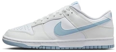 Nike Herren Dunk Low Retro Sneaker, White Lt Armory Blue Summit White, 40.5 EU