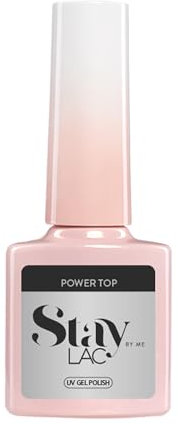 STAYLAC UV Nagellack - Top Coat Gel UV - Power Top 5 ml - STAYLAC Überlack Für Nägel - UV Lack - Gel Nägel - Nageldesign