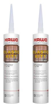 2x KAWO Elastokitt Fensterkitt anthrazit RAL 7016-310 ml Dichtkitt Reperaturkitt Kitt wartungsfrei