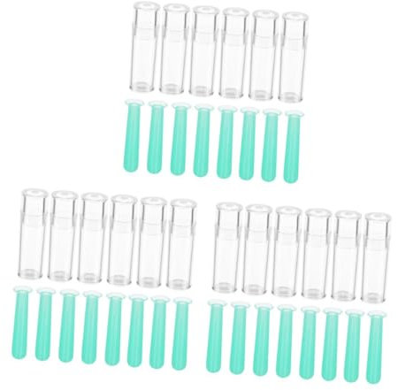 Beavorty 3 Sätze Kontaktlinsen-saugstab Einsetzer Für Harte Linsen Linsenentferner Linsenkolben Linsen- -Werkzeug RGB-linseneinsetzer Linsen Saugnapf Green Kieselgel 15 Stück * 3