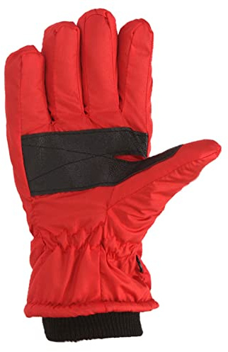 Windproof Girls Boys Snowboarding Ski Gloves Size Kids M/L Skating Outdoor Warm Winter Snow Kids Gloves Mittens Children Mitten Toddler Kids Warm Gloves (Red, M)