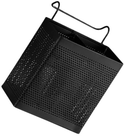 Alipis Porta Utensilios para Cucharas de Acero Inoxidable Negro 1 Pieza | Soporte Doméstico, Diseño Sencillo y Elegante, Organización Práctica sobre Encimera