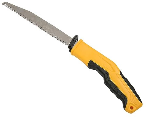 6pcs Wood Saw Blade Set with Handle, Explosion Proof High Speed Steel Reciprocating Saw Blades Jigsaw Blade for Metal, Aluminum, Wood Cutting