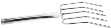 BESTOYARD Forchetta per Germogli in Acciaio Inossidabile Portatile, Utensile da Giardinaggio per Trapianto di Piccole Piante, Strumento Leggero Argento per Cucina e Orto