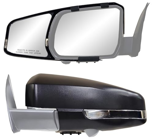 Custom Fit Towing Mirror Pair- 2024 & up Ford Ranger
