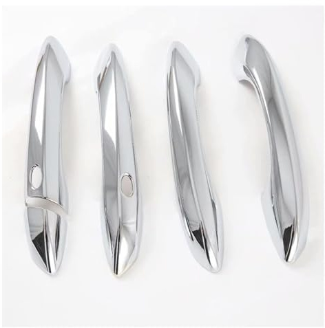 Copertura Esterna Maniglia Porta Per Hyundai Per Tucson 5 N Linea NX4 2021 2022 ABS Cromato Porta Esterna Maniglia Di Copertura Ciotola Della Porta Trim Adesivo(Cromo)