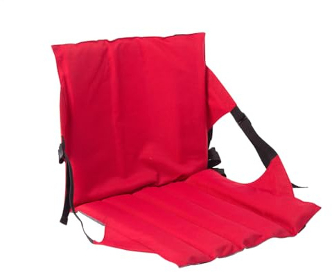 Coussin de blanchiment avec Dossier – Chaise de blanchiment Pliable et Portable, Dossier Confortable pour Voyage, Voiture, Plage, événements Sportifs, randonnée, Bureau, en Plein air