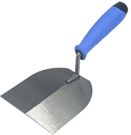 FewNvWa Paleta de Albañilería de Cabeza Plana Ancha, Herramienta para Enlucir Y Aplicar Mortero, Ligera