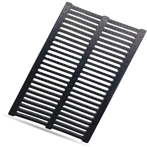 Rectangular Sewer Grate Drain Strainer - Durable Plastic Mesh for Effective Rainwater and Sewage Drainage, Ideal for Garage and Well Covers
