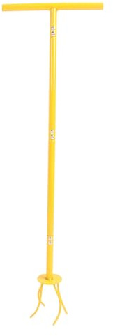 Cultivador de Garra de jardín portátil con Mango Largo de Hierro, cultivador de Garra Manual para ventilación y absorción de Agua