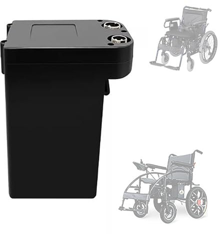 HJGHY 24V 6Ah 8Ah 10Ah 12Ah 15Ah Motorized Wheelchair Battery 24V Lithium Battery Pack for Mobility Scooter 24 Volt Replacement Batteries with Charger,24V10Ah